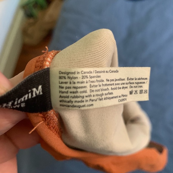 Orange One-Piece Swimsuit - Picture 4 of 7